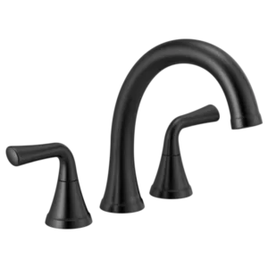 Delta Matte Black Kayra® Deck-Mount