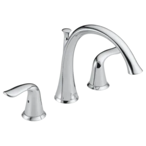 Delta Polished Chrome Lahara® Deck-Mount without Diverter
