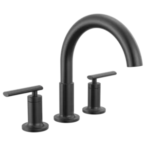 Delta Matte Black Altado™ Deck-Mount without Diverter