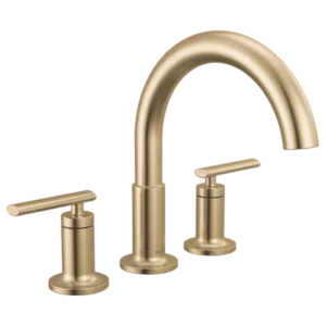 Delta Champagne Bronze Altado Deck-Mount without Diverter