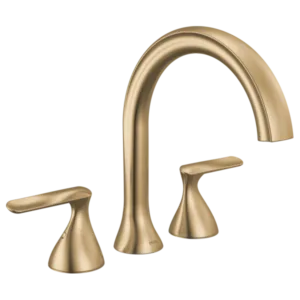 Delta Champagne Bronze Bonacci Deck-Mount without Diverter