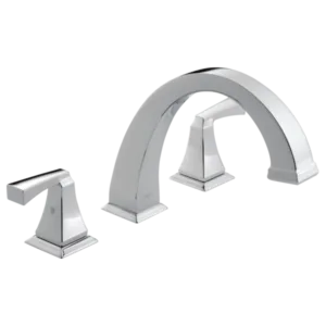 Delta Polished Chrome Dryden™ Deck-Mount without Diverter