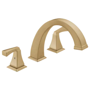 Delta Champagne Bronze Dryden Deck-Mount without Diverter