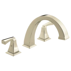 Delta Polished Nickel Dryden™ Deck-Mount without Diverter