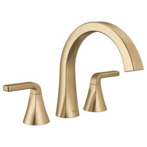 Delta Champagne Bronze Lineax Deck-Mount without Diverter