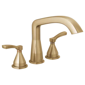 Delta  Champagne Bronze Stryke Deck-Mount without Diverter