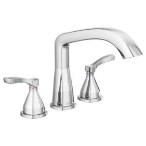 Delta  Polished Chrome Stryke® Deck-Mount without Diverter