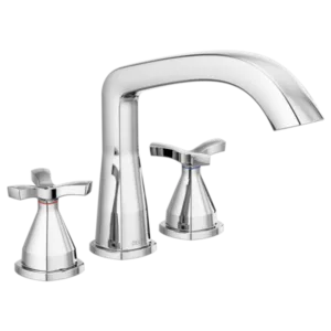 Delta  Polished Chrome Stryke® Deck-Mount without Diverter