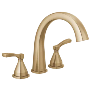 Delta  Champagne Bronze Stryke Deck-Mount without Diverter