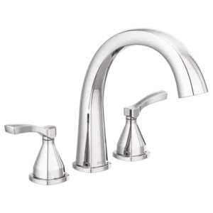 Delta  Polished Chrome Stryke® Deck-Mount without Diverter