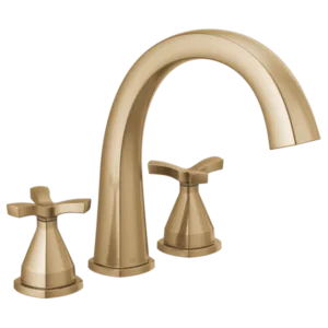 Delta  Champagne Bronze Stryke Deck-Mount without Diverter