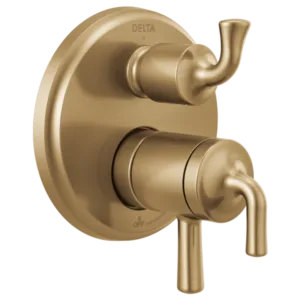 Delta Champagne Bronze Kayra Shower Trim with Diverter