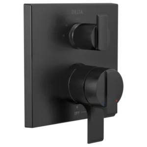 Delta Matte Black Ara® Shower Trim with Diverter