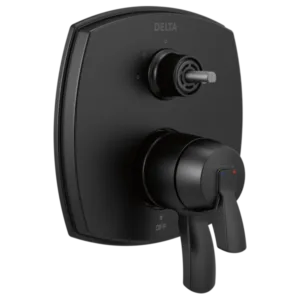 Delta Matte Black Stryke® Shower Trim with Diverter