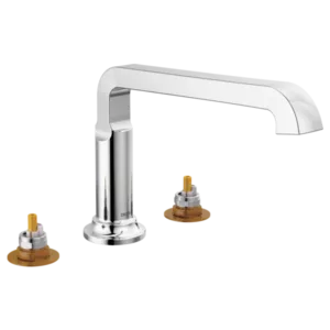 Delta  Polished Chrome Tetra™ Deck-Mount without Diverter