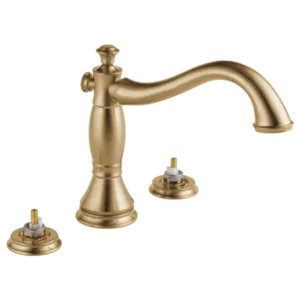 Delta Champagne Bronze Cassidy Deck-Mount without Diverter