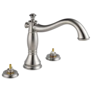 Delta Stainless Steel Cassidy® Deck-Mount without Diverter