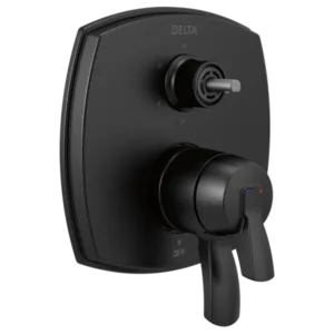 Delta Matte Black Stryke® Shower Trim with Diverter