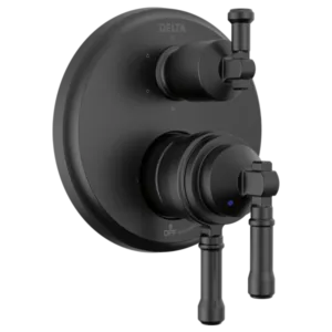 Delta Matte Black Broderick® Shower Trim with Diverter