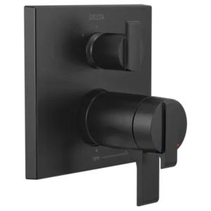 Delta Matte Black Ara® Shower Trim with Diverter
