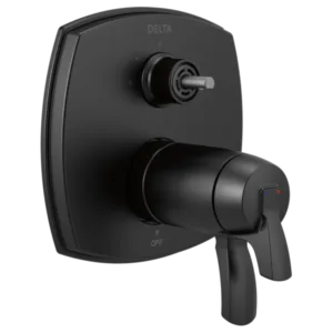 Delta Matte Black Stryke® Shower Trim with Diverter