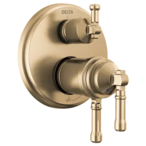 Delta Champagne Bronze Broderick Shower Trim with Diverter