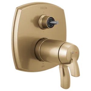 Delta  Champagne Bronze Stryke Shower Trim with Diverter