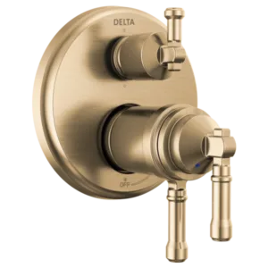Delta Champagne Bronze Broderick Shower Trim with Diverter