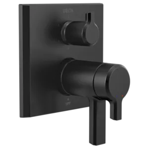 Delta Matte Black Pivotal® Shower Trim with Diverter