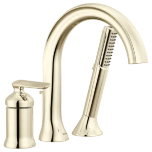 Delta Polished Nickel Bonacci™ Deck-Mount with Diverter