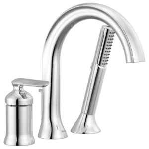 Delta Polished Chrome Bonacci™ Deck-Mount with Diverter