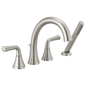 Delta Stainless Steel Kayra® Deck-Mount with Diverter