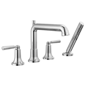 Delta Polished Chrome Saylor® Deck-Mount with Diverter