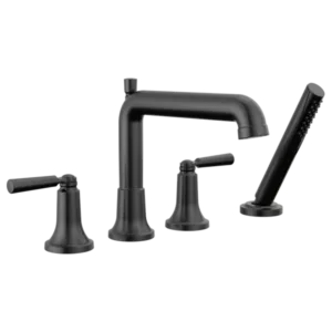 Delta Matte Black Saylor® Deck-Mount with Diverter