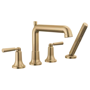 Delta Champagne Bronze Saylor Deck-Mount with Diverter