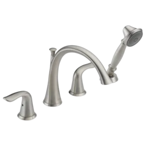 Delta Stainless Steel Lahara® Deck-Mount with Diverter