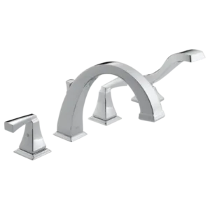 Delta Polished Chrome Dryden™ Deck-Mount with Diverter