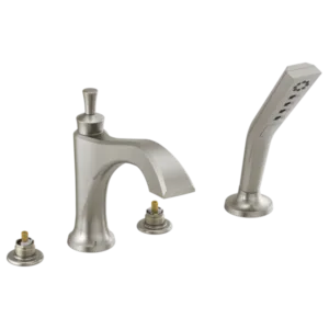 Delta Stainless Steel Dorval™ Deck-Mount with Diverter
