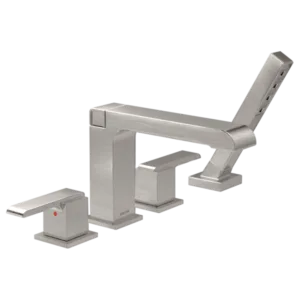 Delta Stainless Steel Ara® Deck-Mount with Diverter