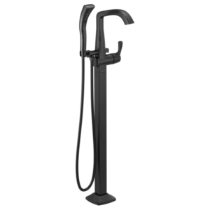 Delta Matte Black Stryke® Floor-Mount