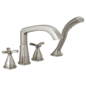 Delta  Stainless Steel Stryke® Deck-Mount with Diverter