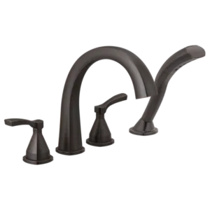 Delta Venetian Bronze Stryke® Deck-Mount with Diverter