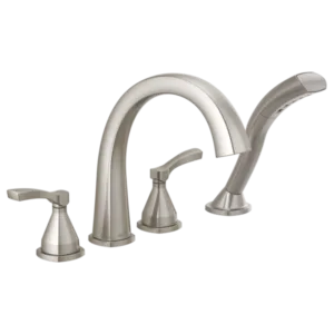 Delta  Stainless Steel Stryke® Deck-Mount with Diverter