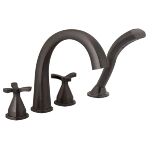 Delta Venetian Bronze Stryke® Deck-Mount with Diverter