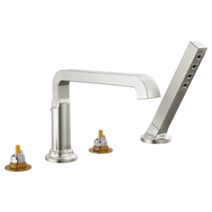 Delta  Stainless Steel Tetra™ Deck-Mount with Diverter