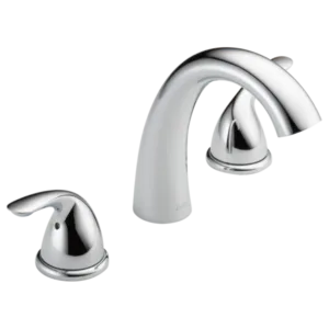 Delta Polished Chrome Classic Deck-Mount without Diverter