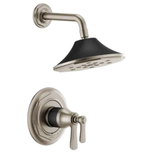Brizo Luxe Nickel /Matte Black Rook® Shower Trim