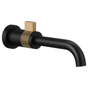 Brizo Matte Black/Luxe Gold Litze Wall-Mount