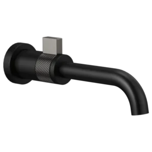 Brizo MATTE BLACK/LUXE STEEL Litze® Wall-Mount