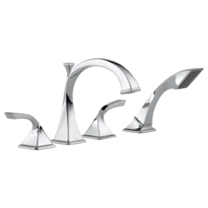 Brizo Polished Chrome Virage® Deck-Mount with Diverter